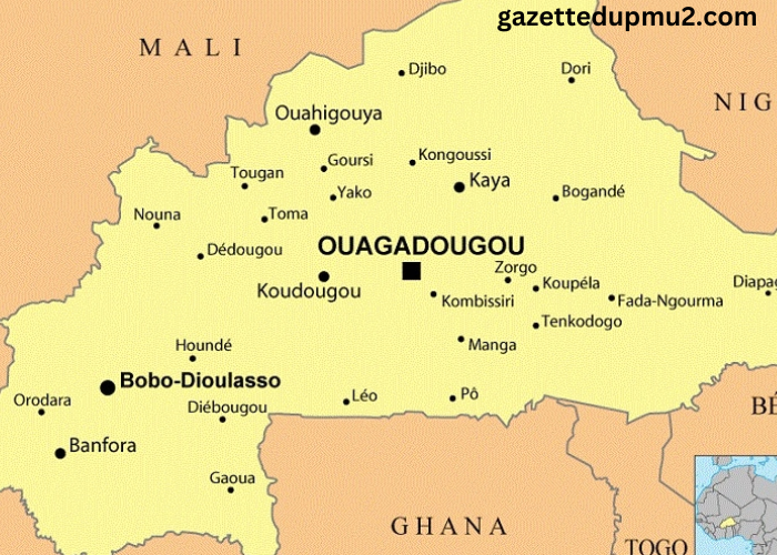 Carte Du Burkina Faso