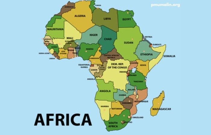 Carte DE L'afrique