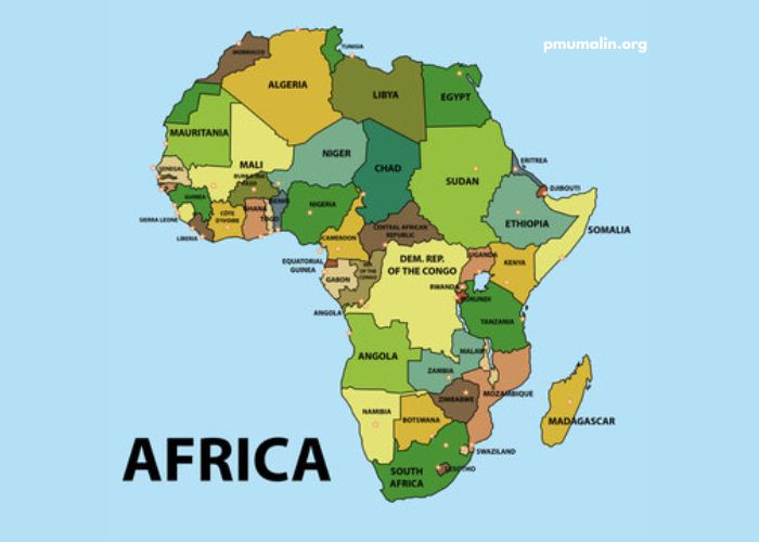 Carte DE L’afrique